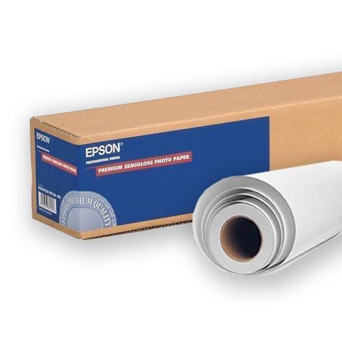 EPSSO41395 | This is a Resin Coated based media (160gsm), 7mil (Approx. 0.18mm) thick with a look and feel of real semigloss photographic paper. This RC based photo paper can be used with both pigment and dye-based EPSON inks. It has excellent colour reproduction with true photographic appearance. Increased thickness and weight achieves a real photo feel, which when combined with the semi-gloss finished surface is ideal for wedding photos or outstanding scenic images. Users can enjoy printing wedding photographs or beautiful scenic photographs on its semigloss finished surface. Due to its surface structure, lamination is not recommended for this media.
