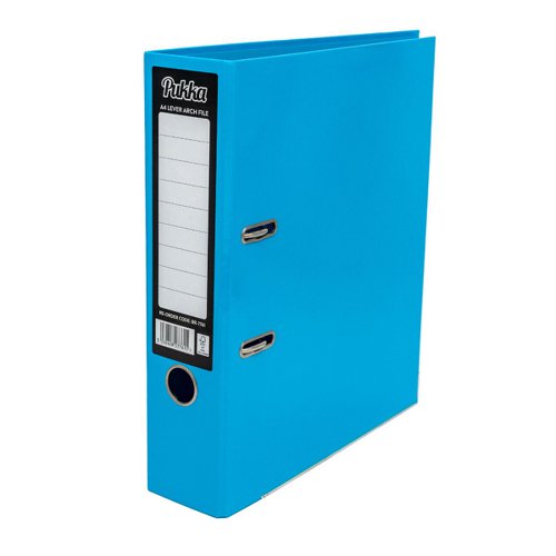 Pukka Brights Lever Arch File A4 Blue (Pack of 10) BR-7761 - Pukka Pads Ltd - PP37761 - McArdle Computer and Office Supplies