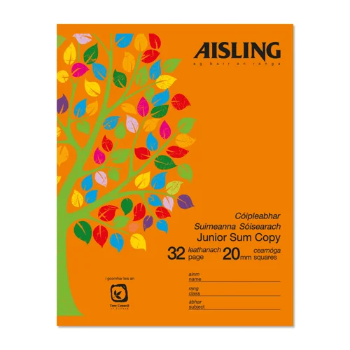 Aisling Junior Sum 20mm 32Pg Pk10