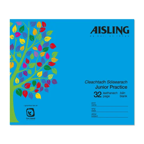 Aisling Junior Plain Copy 32Pg Pk10