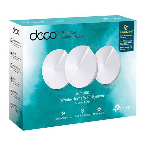 TP-Link Deco M5 Wi-Fi Router System (Pack of 3) DECO M5(3-PACK)