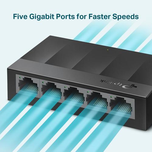 TP-Link LiteWave 5 Port Gigabit Desktop Switch Ethernet Switches 8TPLS1005G
