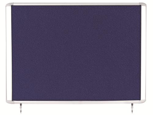 Bi-Office Mastervision Outdoor Display Cases (6xA4) 760x673mm ext. Blue Felt VT340607760