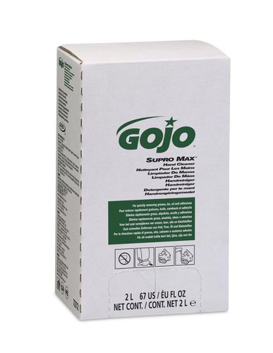 Gojo Supro Max Hand Cleaner Pro Refill for TDX Dispenser [Pack 4x2000ml Refills] 7272-04