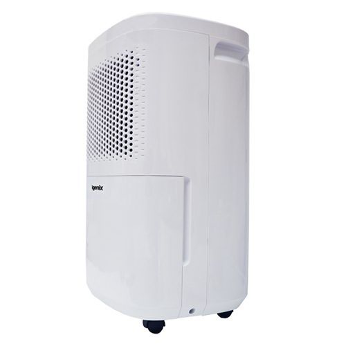 The Igenix IG9813 is a 12 litre dehumidifier capable of extracting up to 12 litres in 24 hours. Featuring 4 dehumidifying modes, 2 fan speeds, 24 hour timer, sleep mode and an ioniser function. It is suitable for rooms up to 15 square metres and includes a continuous drainage option. The easy to use touch control LED panel is located on top of the unit which includes a child lock to prevent any unwanted tampering.