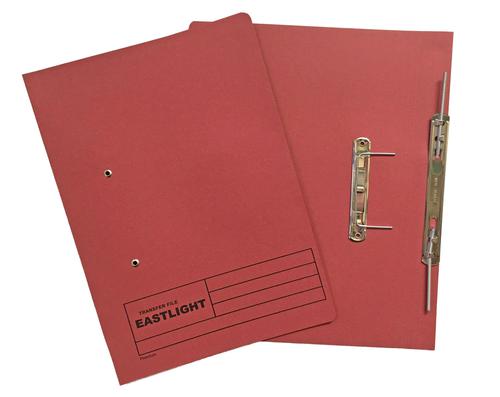 ValueX Transfer Spring File Manilla Foolscap 285gsm Red (Pack 25) - 43518DENT