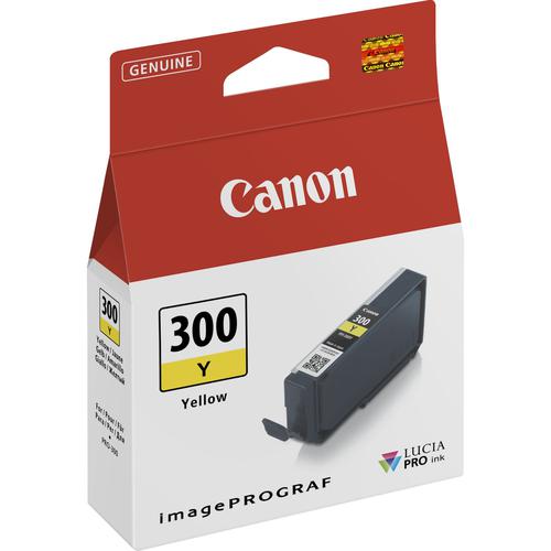 Canon PFI300Y Yellow Standard Capacity Ink Cartridge 14ml - 4196C001