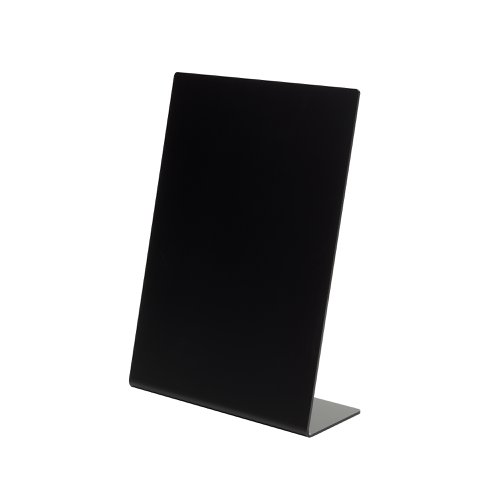 Deflecto A5 Portrait Slanted Countertop Chalkboard Black - SSPA514-2