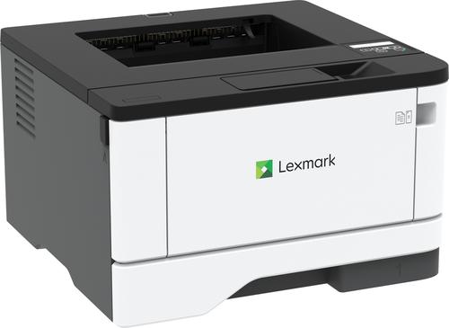 LEX70169 | The Lexmark B3442dw monochrome laser printer is compact and fast, ideal for small workgroup environments. Speedy monochrome printing with an output of up to 40 pages per minute. Easy to use, connect via Wi-Fi, USB or Ethernet. Features include automatic duplex printing, energy saving modes and security systems. Paper tray capacity of 250 sheets and a 100 sheet multipurpose feeder. Two-line display lets you configure and monitor system information.