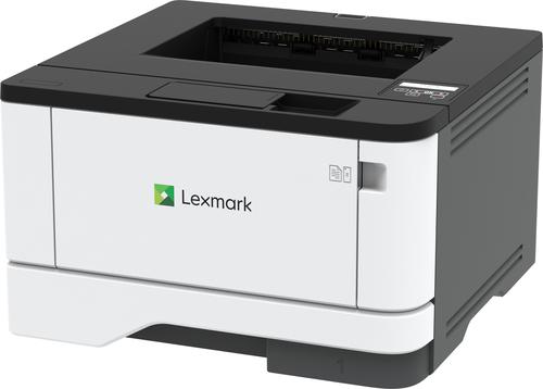 The Lexmark B3442dw monochrome laser printer is compact and fast, ideal for small workgroup environments. Speedy monochrome printing with an output of up to 40 pages per minute. Easy to use, connect via Wi-Fi, USB or Ethernet. Features include automatic duplex printing, energy saving modes and security systems. Paper tray capacity of 250 sheets and a 100 sheet multipurpose feeder. Two-line display lets you configure and monitor system information.