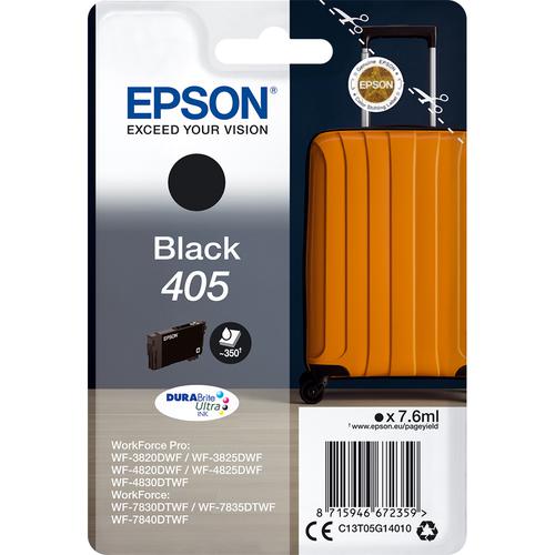 Epson 405 Black Standard Capacity Ink Cartridge 350 pages - C13T05G14010