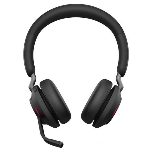 JAB22964 | This Jabra Evolve2 65 headset features world class speakers for crystal clear calls and is optimised for use with Microsoft Teams. Perfect for use in busy offices, the isolating foam oval ear cushions and angled earcup design combine to effectively block out noise. To prevent disturbances, the headset features an integrated busylight to alert others when you are on a call. The dual Bluetooth feature allows you to connect to 2 devices at once within a 30m range. This headset has an industry leading 37 hour battery life.
