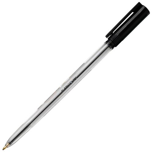 ValueX Micron Ballpoint Pen 1.0mm Tip 0.7mm Line Black (Pack 20) - 700401