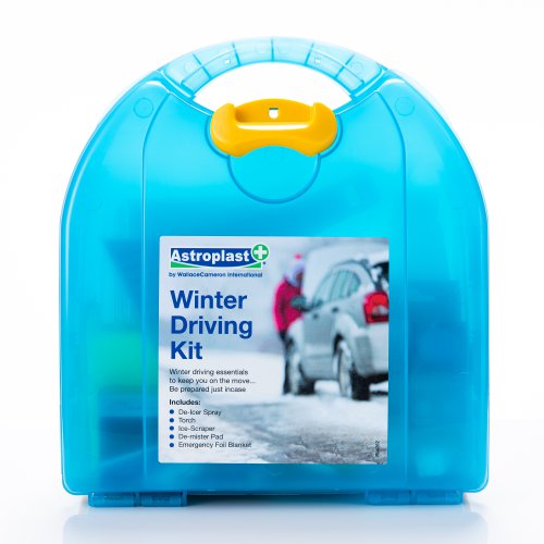 Kit containing all the essentials for winter driving:1 x De-icer Spray 300ml1 x Screen Wash Pod1 x Emergency Foil Blanket1 x De-mister Pad1 x Wind up torch 1 x Ice-Scraper2 x Large Vinyl Gloves