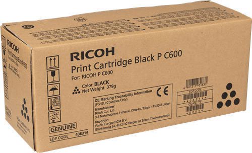 Ricoh Print Cartridge Black P C600 408314