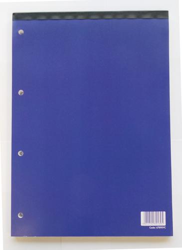 ValueX A4 Refill Pad 70gsm Ruled 160 Pages Blue (Pack 10)