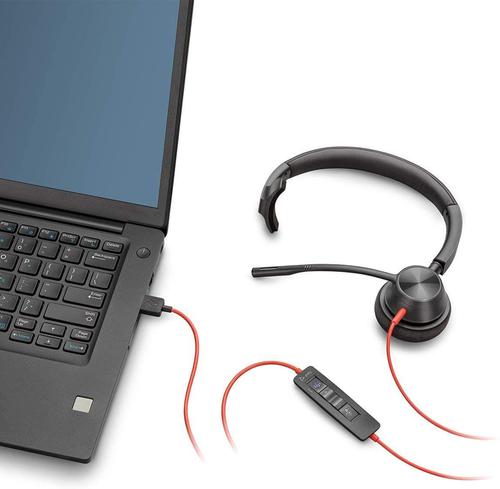 HP Poly Blackwire 3310 USB-A UC Monaural Headset 34216J
