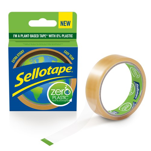 Sellotape Zero Plastic 24mm x 30m  Adhesive Tape SE1901
