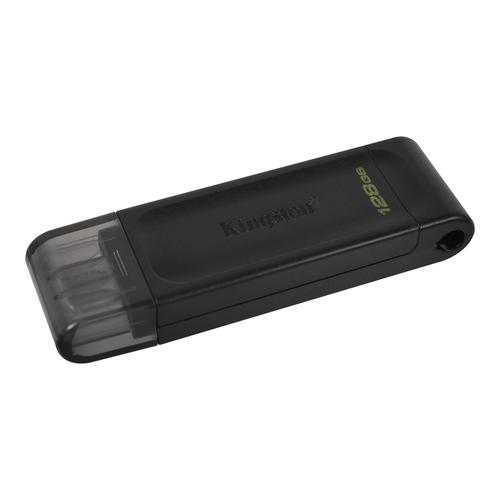 8KIDT70128GB | Kingston’s DataTraveler 70 is a portable and lightweight USB-C flash drive that features USB 3.2 Gen 1 speeds. It’s designed to be used with compatible USB-C devices such as notebooks, laptops, tablets and phones. With capacities of up to 128GB, the DataTraveler 70 is more than capable of expanding your storage for everyday use. It comes backed with a 5-year warranty and free tech support.