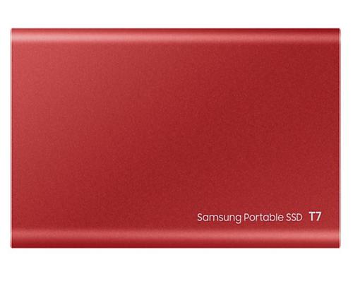 Samsung 500GB T7 USB C Portable Red External Solid State Drive Samsung
