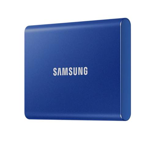 Samsung 500GB T7 USB C Portable Blue External Solid State Drive Samsung