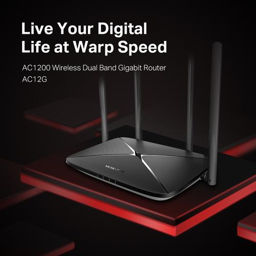 8MEAC12G | The AC12G is a powerful hub to support a robust and extremely fast wired network. One Gigabit WAN port and three Gigabit LAN ports provide up to 10x faster speeds than standard Ethernet connections, helping your devices reach peak performance for smooth HD streaming and gaming.