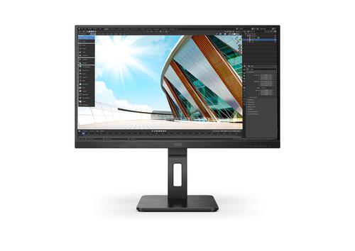8AOQ27P2Q | Designed for professional users, the Q27P2Q features a flat 27'' IPS/3FL panel with stunning QHD resolution and wide viewing angles of 178°/178° in a slim, elegant, 3-sided frameless design that can be tilted, swiveled, and height adjusted to the ideal viewing position. Feature-rich, it includes a USB 3.2 hub, is compatible with VGA, HDMI, and DP, and includes eye-friendly technologies such as Low Blue Mode and Flicker-Free.