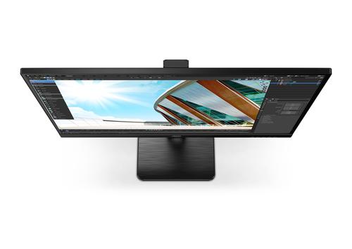 8AOQ27P2Q | Designed for professional users, the Q27P2Q features a flat 27'' IPS/3FL panel with stunning QHD resolution and wide viewing angles of 178°/178° in a slim, elegant, 3-sided frameless design that can be tilted, swiveled, and height adjusted to the ideal viewing position. Feature-rich, it includes a USB 3.2 hub, is compatible with VGA, HDMI, and DP, and includes eye-friendly technologies such as Low Blue Mode and Flicker-Free.