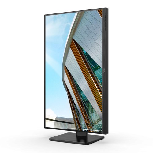 8AO27P2Q | The 27P2Q is equipped with a flat 27” IPS/3FL panel and Full HD resolution in a slim, 3-sided frameless display to help professionals such as start-ups and SMBs reach their productivity goals. Featuring wide viewing angles of 178°/178°, 4ms response time, a 75Hz refresh rate, and Adaptive-Sync technology, it can be height-adjusted, tilted and swivelled to the perfect ergonomic position, includes a USB 3.2 hub, and is compatible with HDMI, DP, VGA, and DVI.