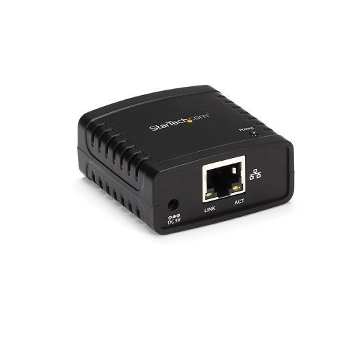 StarTech.com 10/100Mbps Ethernet to USB 2.0 Network LPR Print Server