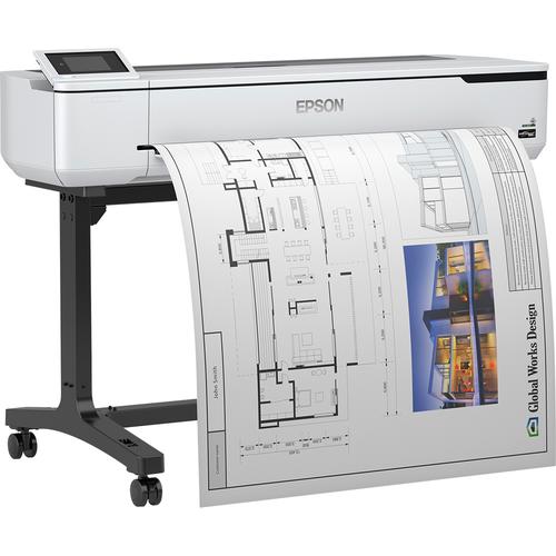8EPC11CF12301A1 | With the SC-T5100 it’s all about the detail, throughput speed and size of the output (up to 36”). Designed for those who need a professional-level, technical printer that boasts a low total cost of ownership. Whether you’re an architect, student, engineer, or work in an advertising agency, the need to print accurately, precisely, reliably and in great detail is essential. Stand included.