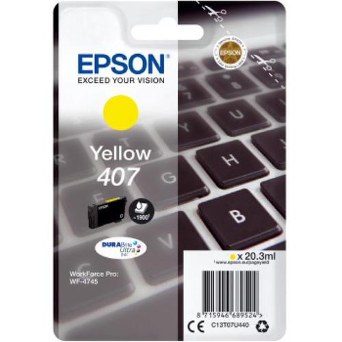 Epson WF4745 Yellow High Yield Ink Cartridge 41ml - C13T07U440