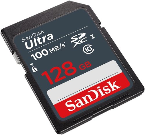 SanDisk 128GB Ultra Class 10 SDXC Memory Card 8SDSDUNR128GGN3 Buy online at Office 5Star or contact us Tel 01594 810081 for assistance