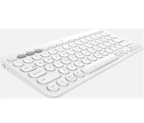 Logitech K380 Bluetooth QWERTY UK Keyboard White Logitech