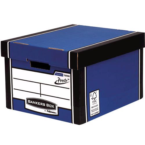 Fellowes Premium Classic Archive Box Blue (Pack 5) 7250617
