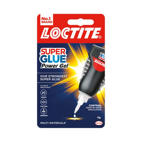 Loctite Strong Super Glue Control Power Gel 4g - 2633673