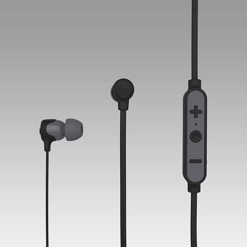 kitsound funk 15 wireless earphones black