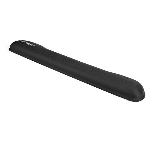 Once you try this gel keyboard wrist rest, you’ll wonder how you ever got along without it. It helps to keep your wrist supported as you use your keyboard, to reduce strain and enhance your comfort at work. It’s the ideal ergonomic accessory. Easy to UseSimply install the gel arm rest next to your keyboard for wrist support whenever you type. Use it on your desk, table, sit-stand workstation, or even laptop. As you type, the gel supports your wrist, providing comfort and slight cushioning. It’s so light and comfortable, you’ll hardly know it’s there.  Designed for Comfort and Support The innovative wrist cushion for keyboards features a modern design with a cushioned top surface that works like a wrist pillow. It gently cradles your wrist to provide support, helping to keep your hands in a neutral position while you type. The attractive black finish complements most workstations. The WRSTRST is backed by a StarTech.com 2-year warranty and free lifetime technical support