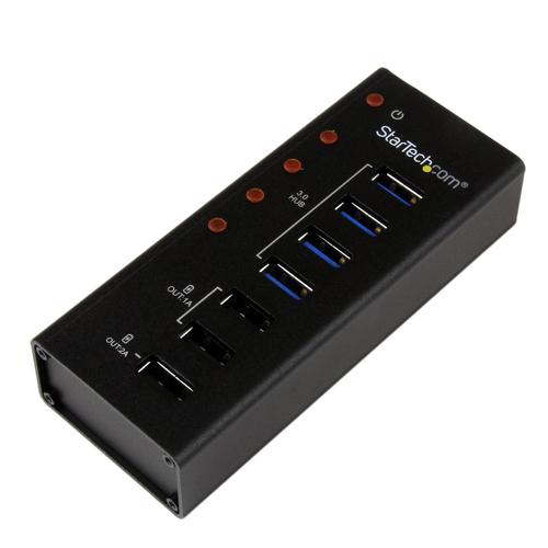 4 PT USB3 Hub 3 Charging Ports 2x1A 1x2A