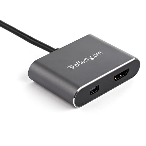 StarTech.com USB C Multiport Video Adapter HDMI MDP