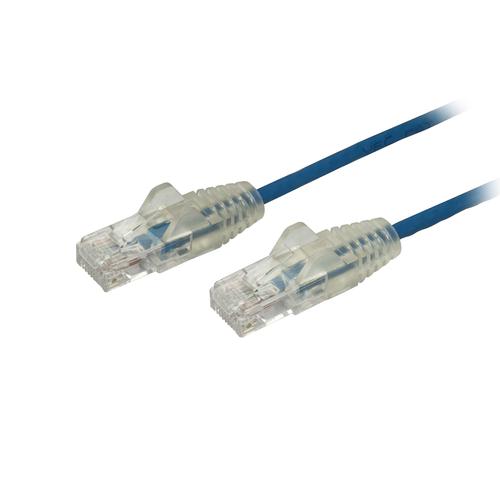 StarTech.com 0.5m Blue Slim CAT6 GbE Patch Cable