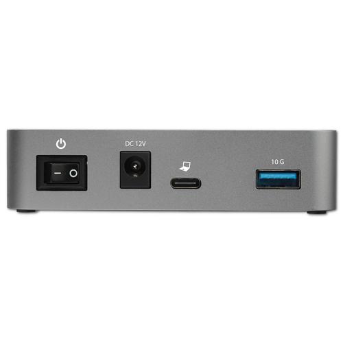 Expand the connectivity of your USB-C laptop with this new generation USB-C 3.1 Gen 2 hub offering 10 Gbps supporting greater bus bandwidth to connected devices and faster data transfer speeds. This self-powered 4-Port USB-C hub plugs into the USB Type-C™ or Thunderbolt™ 3 port on your device, adding one USB-C port and three USB-A ports, so you can quickly connect more USB devices.Easy Setup & InstallationThis compact, lightweight USB-Type-C hub is a convenient and compact addition to your laptop setup. The hub is self-powered and includes a universal power adapter to provide better support of USB devices, such as external storage, that may draw more power.The USB-C host cable is detached and with an extended length of 3.3’ (1 m), it provides more flexibility for longer reach connection requirements and plug and play installation.For added flexibility and security, the mini hub features mounting holes to work with StarTech.com dock mounts such as SSPMSVESA or SSPMSUDWM.Connect USB-C & USB-A PeripheralsWith ports for both USB-C and USB-A peripherals, this hub is backward compatible supporting both legacy and new USB devices. It features one always-on USB-A fast-charge port which supports two modes of operation:1. Data transfer and charging when the laptop is connected and on2. Dedicated or hostless charging which provides a higher charging current, when the host is off, on standby, or disconnectedYou can connect video capture devices, portable flash drives, and external hard drives, with fast data transfer speeds of up to 10 Gbps. This 4 port USB Type-C hub enhances your productivity, giving you the connections you need while you work or travel.The IT Pro’s Choice Since 1985StarTech.com conducts thorough compatibility and performance testing on all our products to ensure we are meeting or exceeding industry standards and providing high-quality products to IT Professionals. Our local StarTech.com Technical Advisors have broad product expertise and work directly with our StarTech.com Engineers to provide support for our customers both pre and post-sales.HB31C3A1CS is backed by a StarTech.com 2-year warranty and free lifetime technical support.