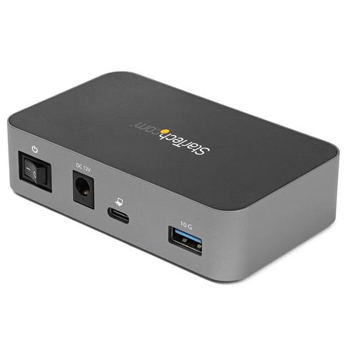 Expand the connectivity of your USB-C laptop with this new generation USB-C 3.1 Gen 2 hub offering 10 Gbps supporting greater bus bandwidth to connected devices and faster data transfer speeds. This self-powered 4-Port USB-C hub plugs into the USB Type-C™ or Thunderbolt™ 3 port on your device, adding one USB-C port and three USB-A ports, so you can quickly connect more USB devices.Easy Setup & InstallationThis compact, lightweight USB-Type-C hub is a convenient and compact addition to your laptop setup. The hub is self-powered and includes a universal power adapter to provide better support of USB devices, such as external storage, that may draw more power.The USB-C host cable is detached and with an extended length of 3.3’ (1 m), it provides more flexibility for longer reach connection requirements and plug and play installation.For added flexibility and security, the mini hub features mounting holes to work with StarTech.com dock mounts such as SSPMSVESA or SSPMSUDWM.Connect USB-C & USB-A PeripheralsWith ports for both USB-C and USB-A peripherals, this hub is backward compatible supporting both legacy and new USB devices. It features one always-on USB-A fast-charge port which supports two modes of operation:1. Data transfer and charging when the laptop is connected and on2. Dedicated or hostless charging which provides a higher charging current, when the host is off, on standby, or disconnectedYou can connect video capture devices, portable flash drives, and external hard drives, with fast data transfer speeds of up to 10 Gbps. This 4 port USB Type-C hub enhances your productivity, giving you the connections you need while you work or travel.The IT Pro’s Choice Since 1985StarTech.com conducts thorough compatibility and performance testing on all our products to ensure we are meeting or exceeding industry standards and providing high-quality products to IT Professionals. Our local StarTech.com Technical Advisors have broad product expertise and work directly with our StarTech.com Engineers to provide support for our customers both pre and post-sales.HB31C3A1CS is backed by a StarTech.com 2-year warranty and free lifetime technical support.