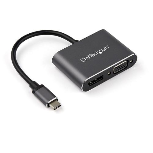 StarTech.com USB C Multiport Video Adapter to DP VGA 8STCDP2DPVGA Buy online at Office 5Star or contact us Tel 01594 810081 for assistance
