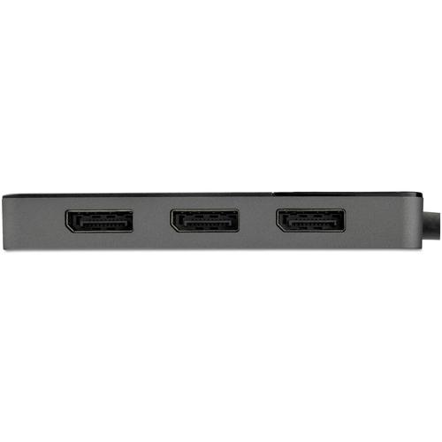 StarTech.com 3 Port Multi Monitor DisplayPort 1.4 to 3x 4K DisplayPort Video Splitter MST Hub