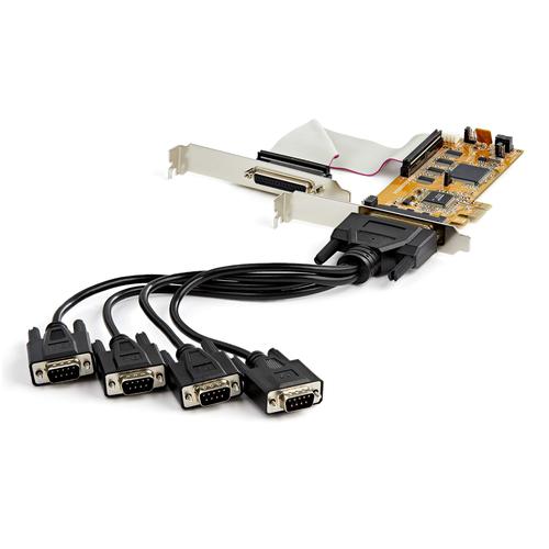 StarTech.com 8-Port PCI Express RS232 Serial Adapter Card 16C1050 UART PCI Cards 8ST10276794