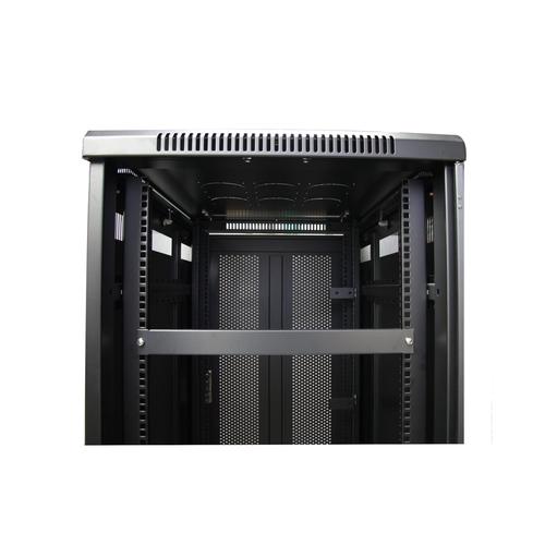 8STBLANKB1 | The BLANKB1 1U Rack Blank Panel for 19in Server Racks and Cabinets is designed to EIA RS-310-C specifications and fits all 19'' standard server racks and cabinets.Ideal for improving airflow within the rack by covering the unused spaces, the filler panel/blank panel is constructed of cold-rolled steel and features a black powder coated finish that matches most industry standard black server cabinets and racks.