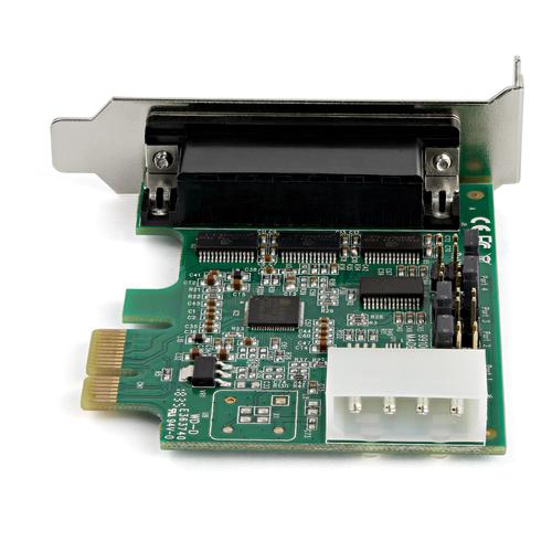 StarTech.com 4 Port PCI Express RS232 Serial Adapter Card PCI Cards 8ST10288031