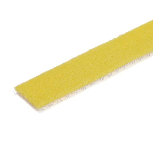 StarTech.com 50 ft Hook and Loop Yellow Cable Roll  8STHKLP50YW