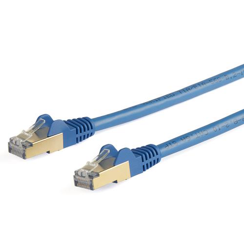 StarTech.com 7m CAT6a Ethernet Blue RJ45 STP Cable Network Cables 8ST6ASPAT7MBL